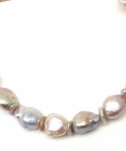 Gigi Kaufman Jewelry Multi Colored Soufflé' Baroque Pearl Necklace