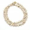 Gigi Kaufman Jewelry Gifts By Recipient White Biwa Fresh Water Pearl & Gold Fresh Water Round Pearls With A CZ Clasp Necklace