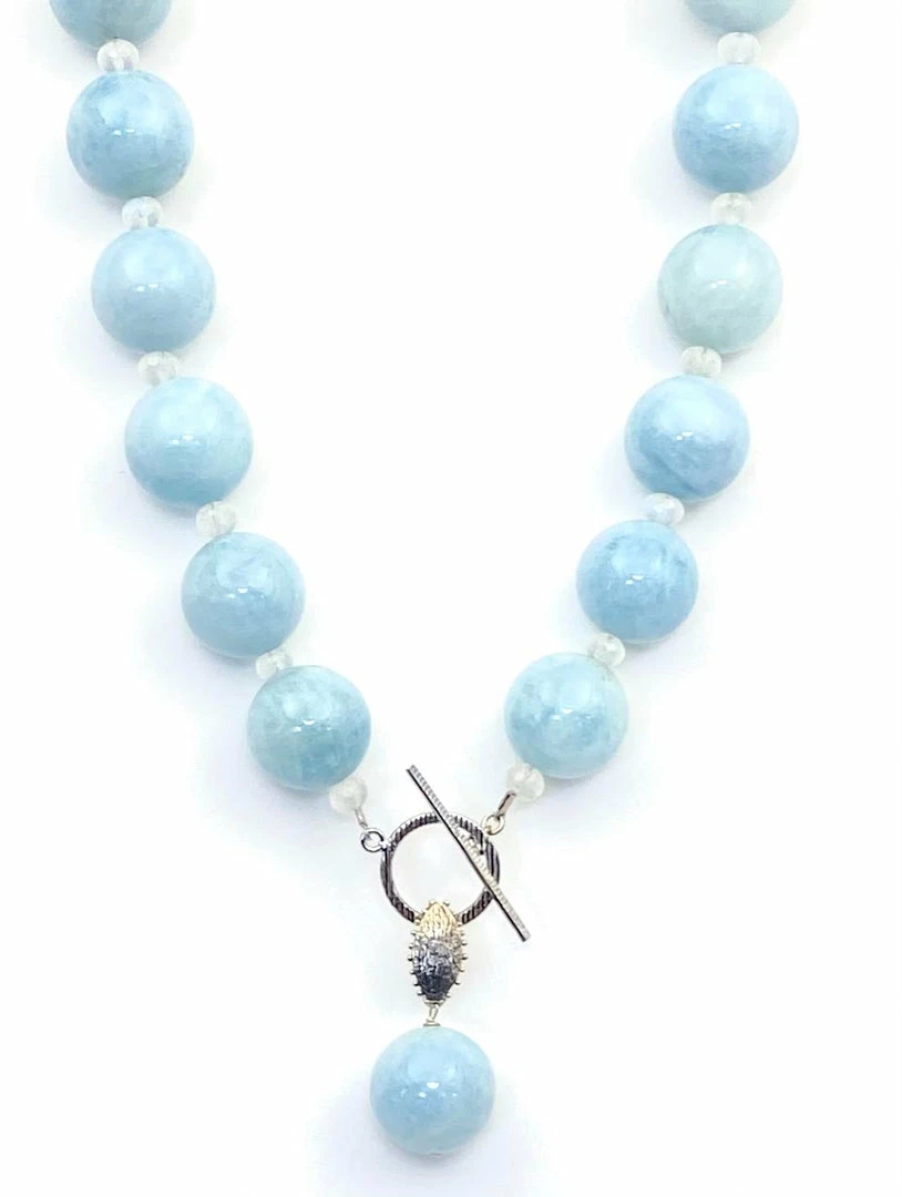 Gigi Kaufman Jewelry Gifts By Recipient Aquamarine And Moonstone Necklace With Moonstone Charm Gigi Kaufman Jewelry Gifts By Recipient Aquamarine And Moonstone Necklace With Moonstone Charm