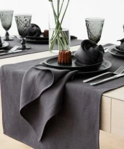 Linen Me Gifts By Occasion Grey Linen Napkin