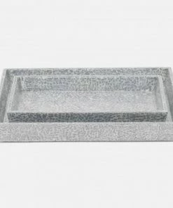 Pigeon & Poodle Host/Hostess Bath Collection (Silver And White Lacquered Eggshell)