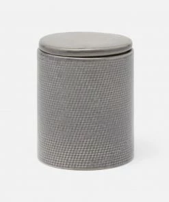 Pigeon & Poodle Host/Hostess Bath Collection Ceramic (Grey Burlap)