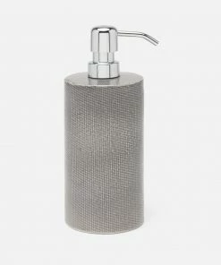 Pigeon & Poodle Host/Hostess Bath Collection Ceramic (Grey Burlap)