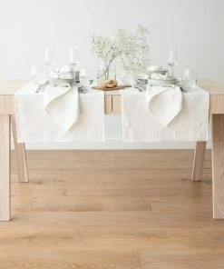 Linen Me Off White Linen Napkin 2 Linen Me Off White Linen Napkin