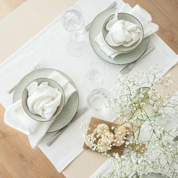 Linen Me Off White Linen Napkin Linen Me Off White Linen Napkin