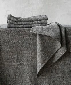 Linen Me Black Linen Napkin