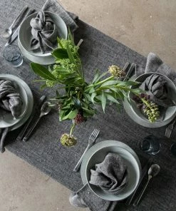 Linen Me Black Linen Napkin