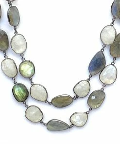 Gigi Kaufman Jewelry Labradorite & Moonstone Necklace Gifts By Recipient