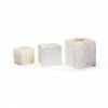 Go Home Ltd Gifts By Occasion Square Rock Crystal Votive / Available In 3 Sizes