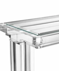 Interlude TABLE ACRYLIC AND GLASS Side Tables