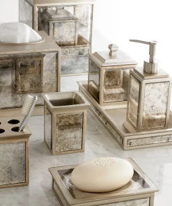 Kassatex Vintage Mirror Cotton Jar Host/Hostess