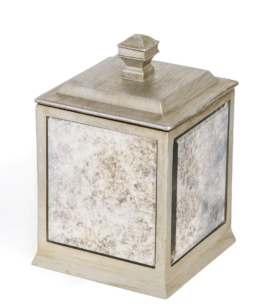 Kassatex Vintage Mirror Cotton Jar Host/Hostess Kassatex Vintage Mirror Cotton Jar Host/Hostess