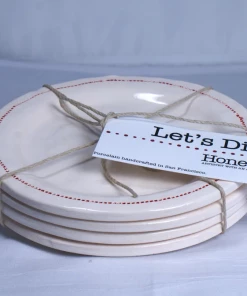 Honestly Goods Gifts By Occasion ROUND PORCELAIN DISH "Bon Appetit"