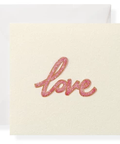 Karen Adams Design "LOVE INDIVIDUAL GIFT ENCLOSURE" MINI CARD Gifts By Occasion