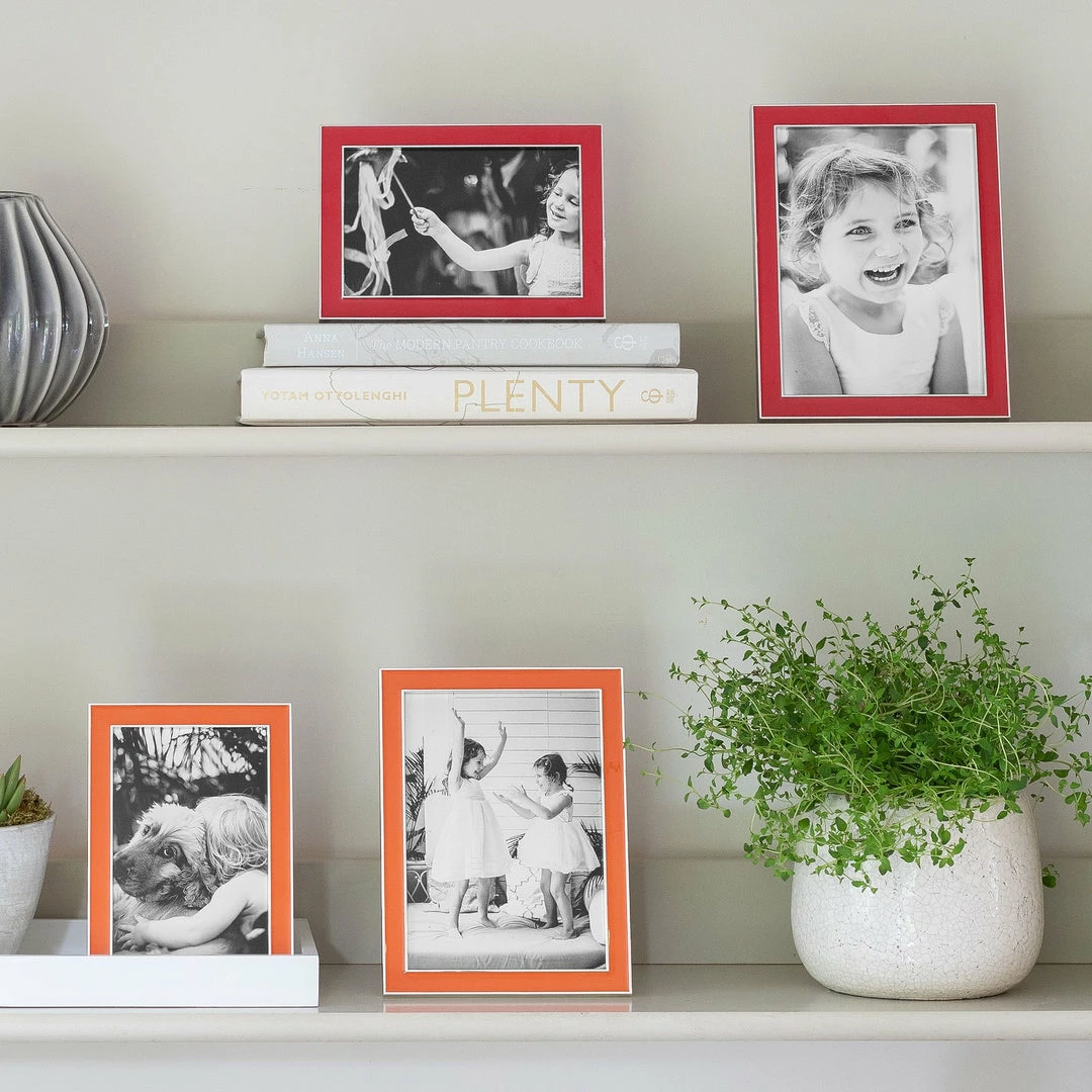 Addison Ross Gifts By Occasion Frame Enamel Orange And Silver - Available In 2 Sizes Addison Ross Gifts By Occasion Frame Enamel Orange And Silver - Available In 2 Sizes