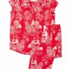 The Cat's Pajamas Gifts By Recipient Rose Luxe Pima Capri Pajama