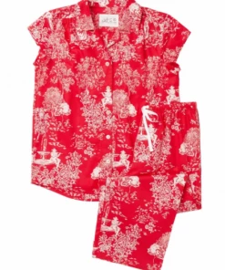 The Cat's Pajamas Gifts By Recipient Rose Luxe Pima Capri Pajama