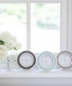 Addison Ross Alarm Clock Chiffon And Silver (Round) Gifts By Occasion