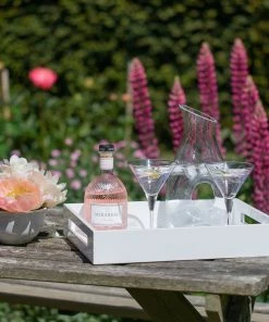 Addison Ross Tray Lacquered White (Medium)