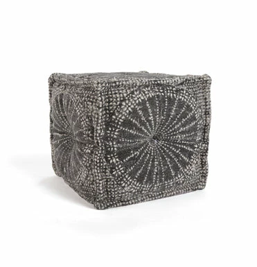 Go Home Ltd Gifts By Occasion Eldridge Grey Washed Pouf Go Home Ltd Gifts By Occasion Eldridge Grey Washed Pouf