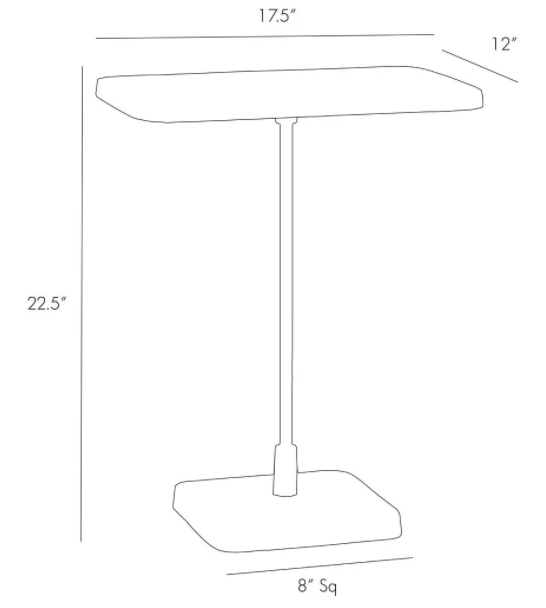 Arteriors Gifts By Occasion ACCENT TABLE VINTAGE BRASS RECTANGLE Arteriors Gifts By Occasion ACCENT TABLE VINTAGE BRASS RECTANGLE