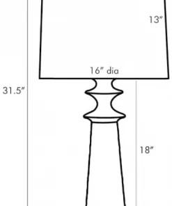 Arteriors Gifts By Occasion TABLE LAMP ALBRIGHT 5 Arteriors Gifts By Occasion TABLE LAMP ALBRIGHT