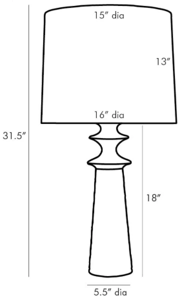 Arteriors Gifts By Occasion TABLE LAMP ALBRIGHT Arteriors Gifts By Occasion TABLE LAMP ALBRIGHT