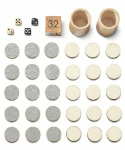 Aerin Wood & Shagreen Backgammon Set 4 Aerin Wood & Shagreen Backgammon Set