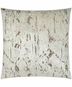 D.V. KAP Pillows DECORATIVE PILLOW -Stonewash/ Ivory