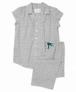 The Cat's Pajamas Barrington Luxe Capri Pajama Set