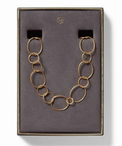 Julie Vos Colette Gold Link Necklace