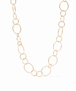 Julie Vos Colette Gold Link Necklace