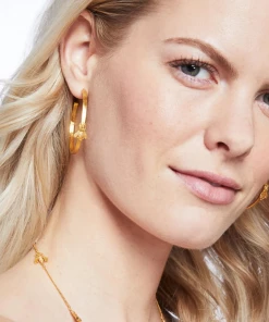 Julie Vos Large Bee Hoop Earring Gifts By Recipient