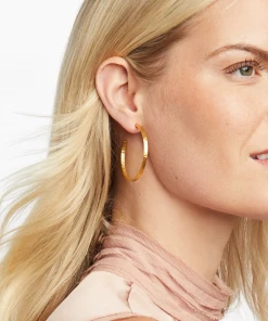 Julie Vos Crescent Hoop Earring