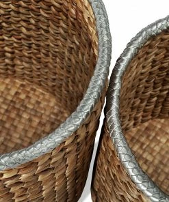 Interlude BASKET FAUX LEATHER (Available In Two Sizes) 2 Interlude BASKET FAUX LEATHER (Available In Two Sizes)