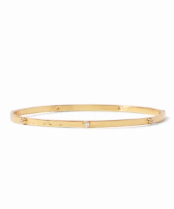 Julie Vos Crescent Stone Bangle Gold Gifts By Recipient