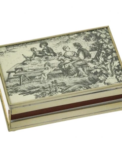 JM Piers BLACK TOILE MATCHBOX COVER Father's Day