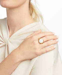 Gifts By Recipient Julie Vos Coin Revolving Ring (Available In Colors/Sizes)