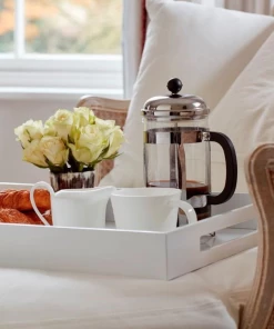 Addison Ross Gifts By Occasion Tray Lacquered White (Large)