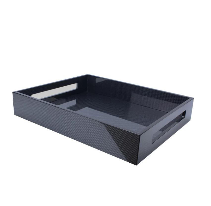 Addison Ross Tray Lacquered Carbon Fibre (Medium) Gifts By Occasion Addison Ross Tray Lacquered Carbon Fibre (Medium) Gifts By Occasion