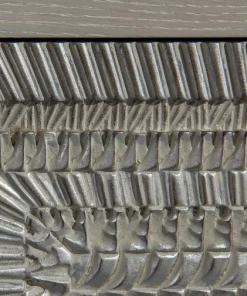 John Richard NIGHTSTAND WHITE SILVER PATTERN