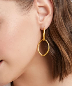 Julie Vos Fleur-de-Lis 2-in-1 Earring