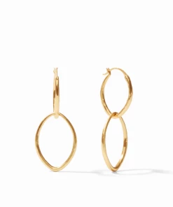 Julie Vos Fleur-de-Lis 2-in-1 Earring