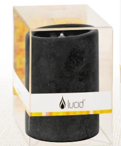Lucid Candles BLACK PILLAR CANDLE