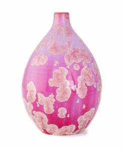 Simon Pearce Teardrop Crystalline Vase