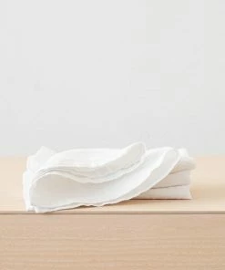 Linen Me Linen Napkin Stone Washed Optical White