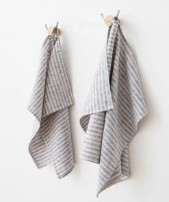 Linen Me Gifts By Occasion Hand Towels Indigo Natural Linen Brittany