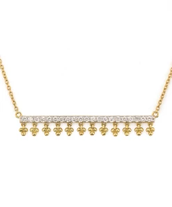 Gifts By Occasion Jude Frances Provence Dancing Quads Diamond Bar Pendant