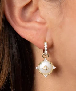 Gifts By Occasion Jude Frances Provence Moonstone Diamond Point Earring Charms