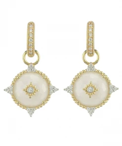 Gifts By Occasion Jude Frances Provence Moonstone Diamond Point Earring Charms